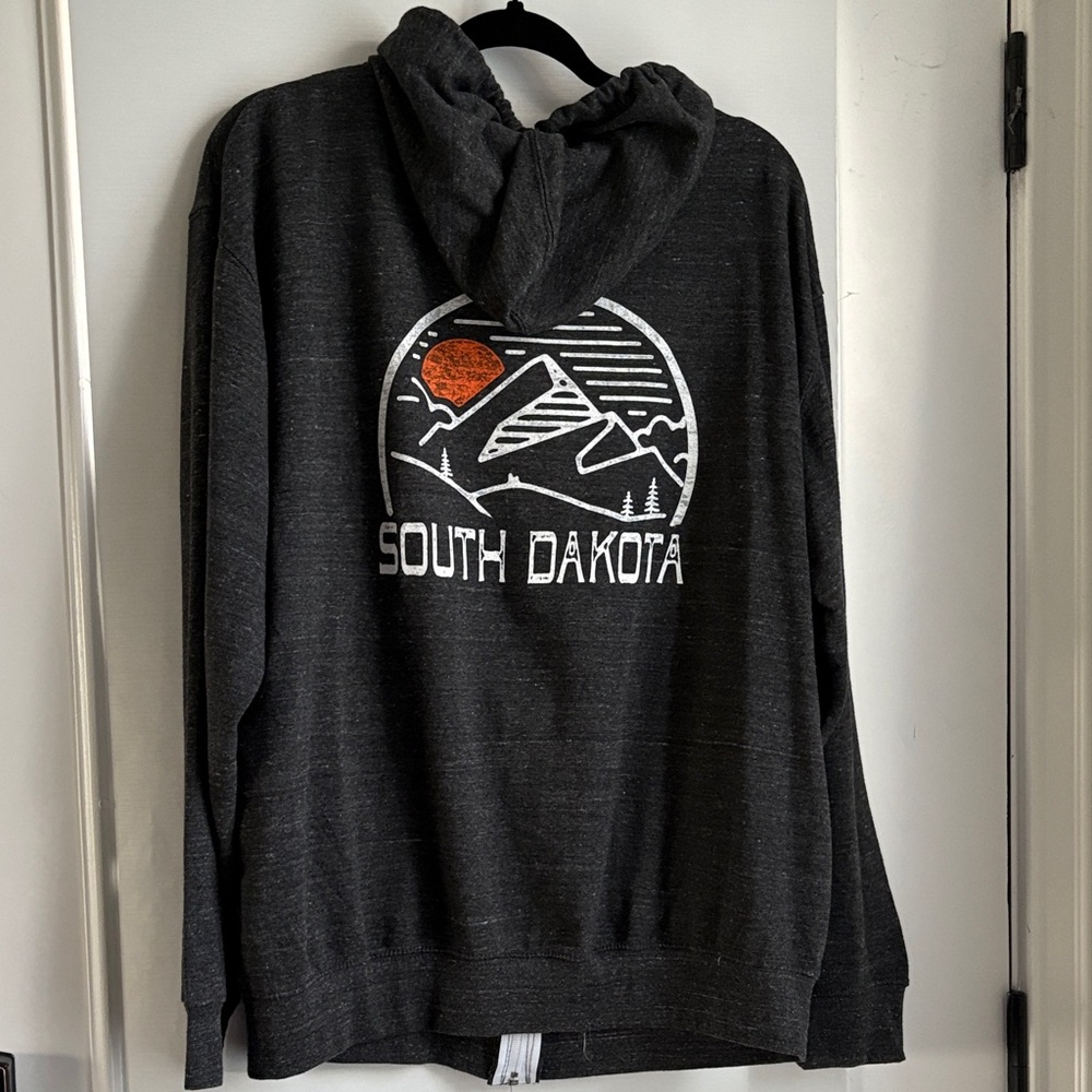 Black Zip-Up Hoodie - Picture 2 of 5